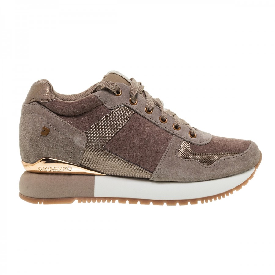 GIOSEPPO HAVELANG TAUPE SUEDE SNEAKERS