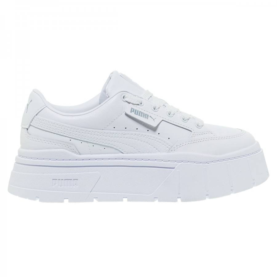 PUMA MAYZE STACK Wns ΛΕΥΚΑ ΔΕΡΜΑΤΙΝΑ SNEAKERS 