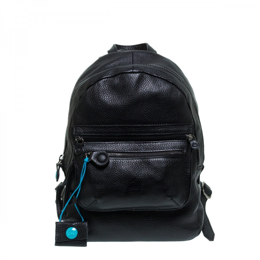 GABS BENEDETTA ΜΑΥΡΟ ΔΕΡΜΑΤΙΝΟ BACKPACK L