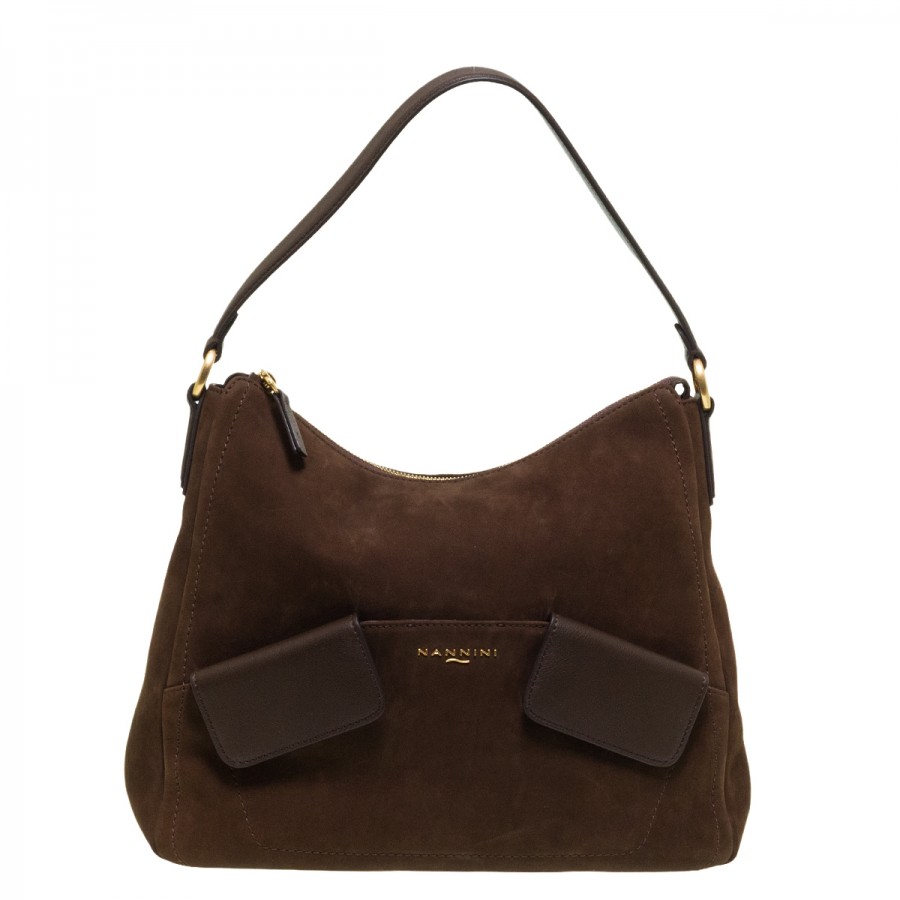 NANNINI 19500 ANNA ΚΑΦΕ SUEDE ΤΣΑΝΤΑ 