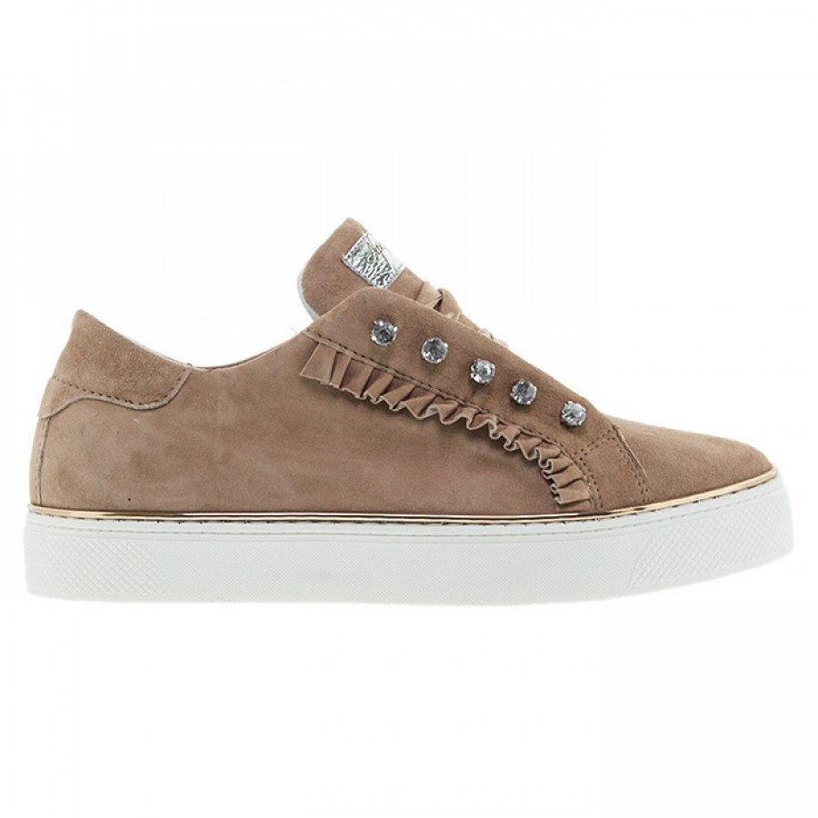 NUDE SUEDE ΔΕΤΑ SNEAKERS ALPE