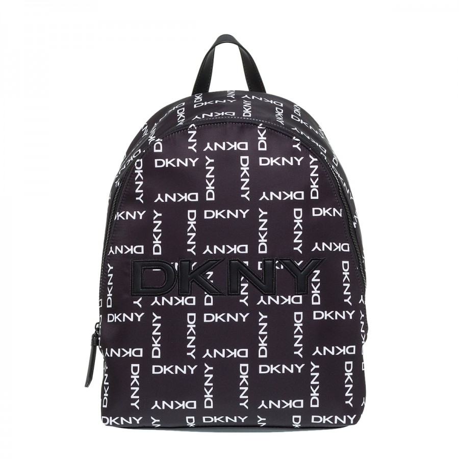DKNY NATALY ΜΑΥΡΟ ΥΦΑΣΜΑΤΙΝΟ BACKPACK