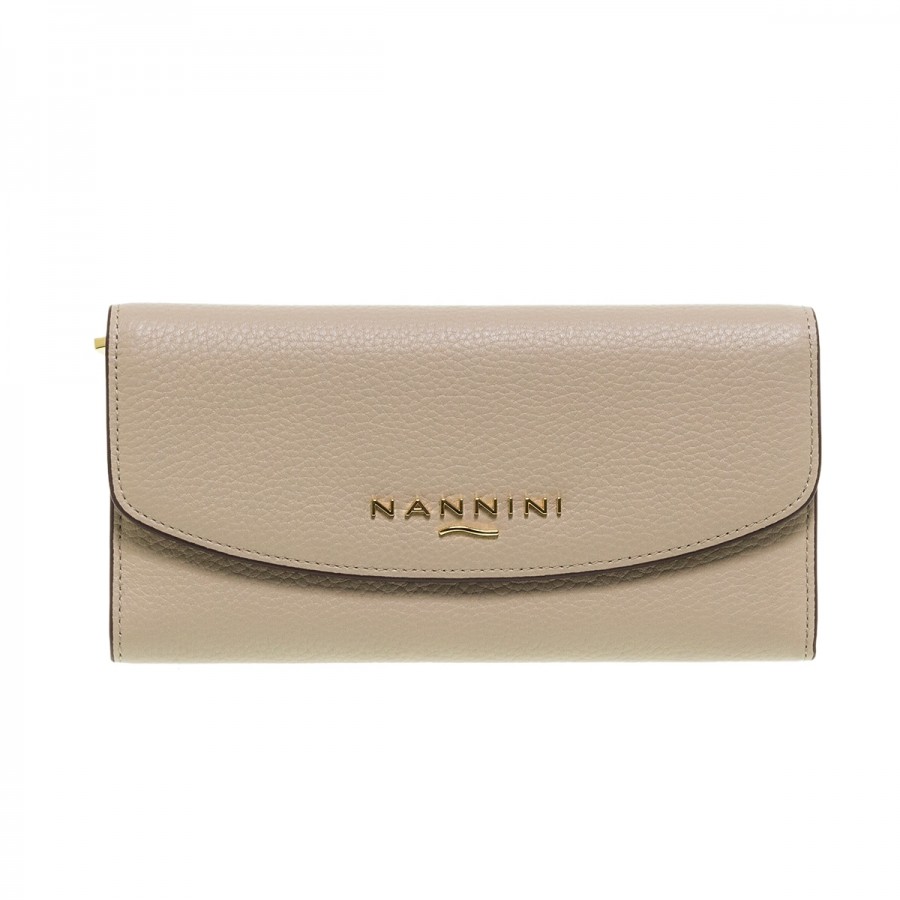ΝΑΝΝΙΝΙ QB0755 WALLIS BEIGE ΔΕΡΜΑΤΙΝΟ ΠΟΡΤΟΦΟΛΙ