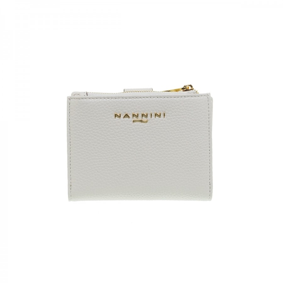 ΝΑΝΝΙΝΙ QB1011 WALLIS OFF WHITE  ΔΕΡΜΑΤΙΝΟ ΠΟΡΤΟΦΟΛΙ