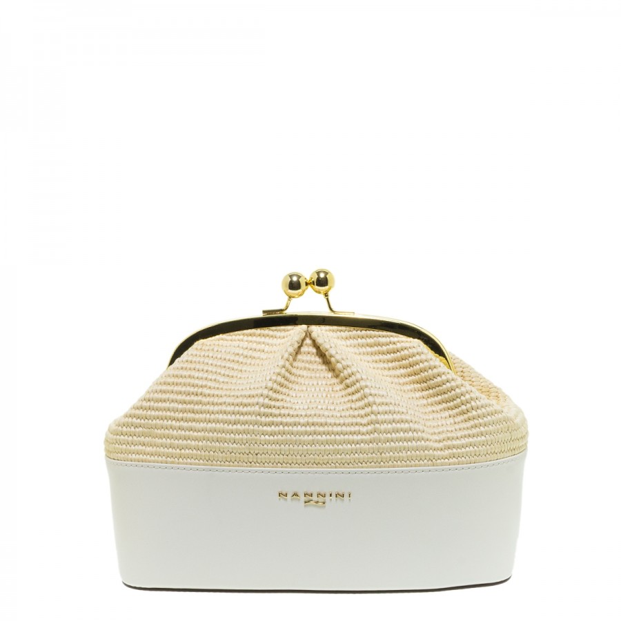 ΝΑΝΝΙΝΙ 19441 JUNIA-G OFF WHITE RAFFIA ΤΣΑΝΤΑKI ΧΕΙΡΟΣ