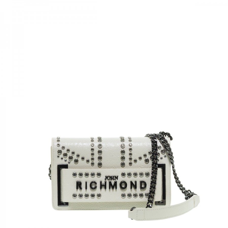 JOHN RICHMOND MEGHAL WHITE BAG