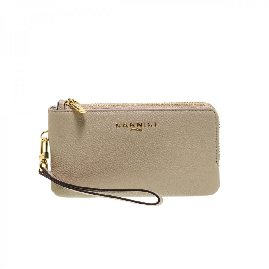 ΝΑΝΝΙΝΙ QB1000 WALLIS BEIGE ΔΕΡΜΑΤΙΝΟ ΠΟΡΤΟΦΟΛΙ