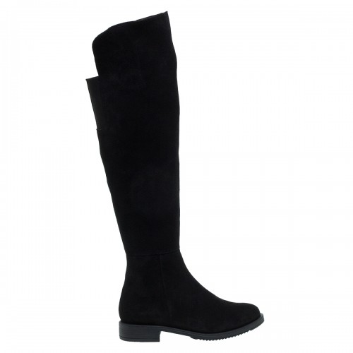 MOURTZI ΜΑΥΡΕΣ OVER THE KNEE SUEDE ΜΠΟΤΕΣ