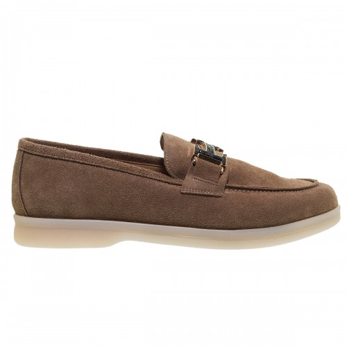 MOURTZI BISCUIT SUEDE LOAFERS
