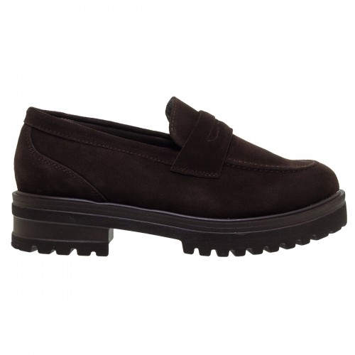ACE ΚΑΦΕ SUEDE LOAFERS