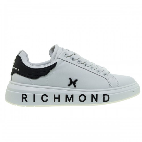 JOHN RICHMOND ΛΕΥΚΑ ΔΕΡΜΑΤΙΝΑ SNEAKERS