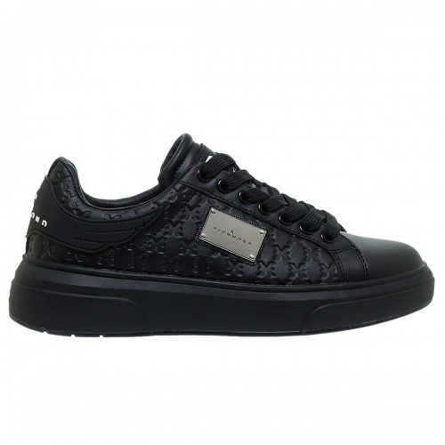 JOHN RICHMOND ΜΑΥΡΑ ΑΝΑΓΛΥΦΑ ΔΕΡΜΑΤΙΝΑ SNEAKERS