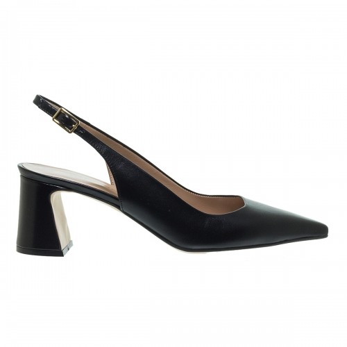 MOURTZI ΜΑΥΡΕΣ SLINGBACK ΔΕΡΜΑΤΙΝΕΣ ΓΟΒΕΣ
