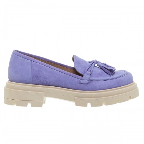 MOURTZI BLUBELL SUEDE CHUNKY LOAFERS