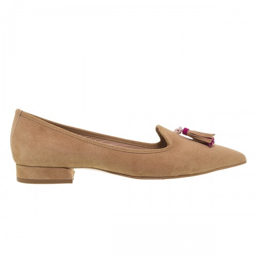 MOURTZI CARACAL SUEDE LOAFERS