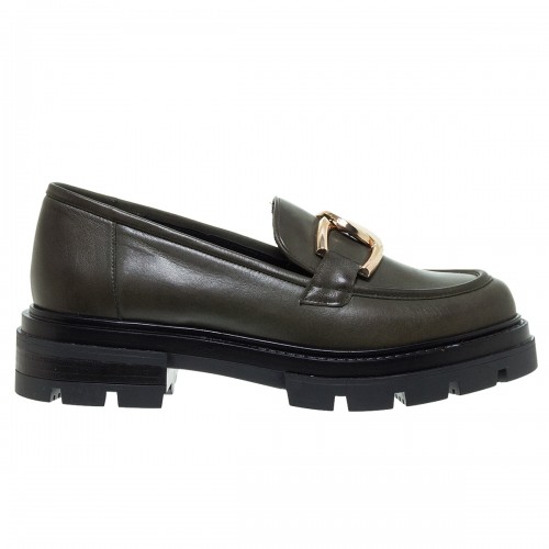 MOURTZI ΧΑΚΙ ΔΕΡΜΑΤΙΝΑ CHUNKY  LOAFERS