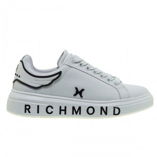 JOHN RICHMOND ΛΕΥΚΑ ΔΕΡΜΑΤΙΝΑ SNEAKERS