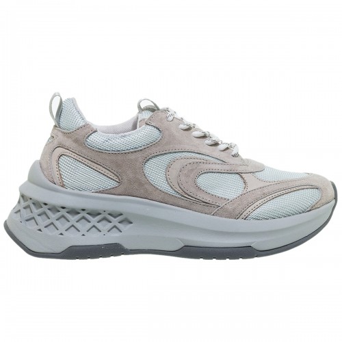 EMANUELLE VEE IVORY SUEDE SNEAKERS