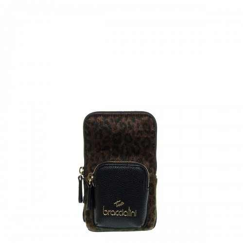BRACCIALINI JINNY ANIMALIER CROSSBODY PHONE CASE