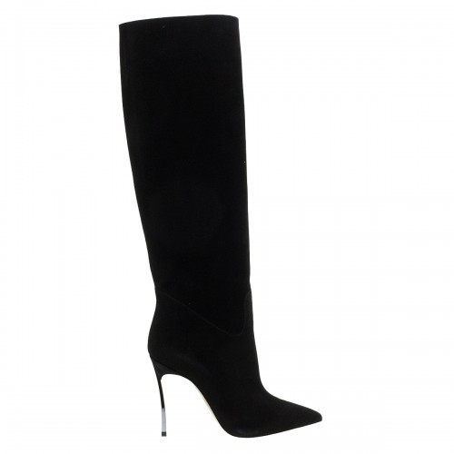CASADEI BLADE ΜΑΥΡΕΣ SUEDE ΜΠΟΤΕΣ