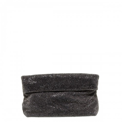 TWENTYFOURHAITCH VARADERO ANTRACITE MINI CLUTCH