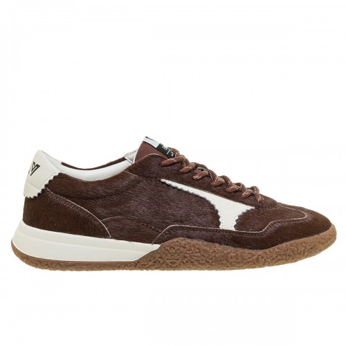 EMANUELLE VEE ΚΑΦΕ PONYSKIN SNEAKERS
