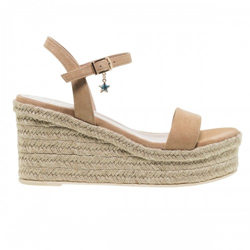 MOURTZI CARACAL SUEDE FLATFORMS