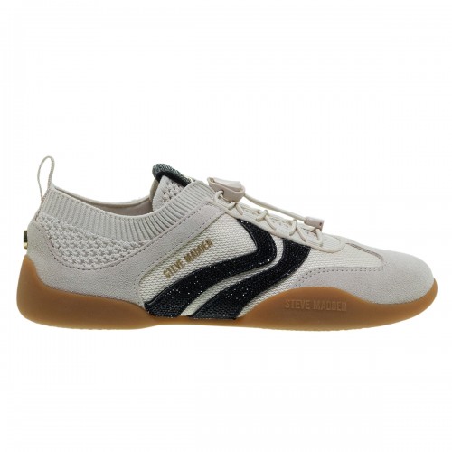 STEVE MADDEN BISCOTTI-R ECRU SNEAKERS
