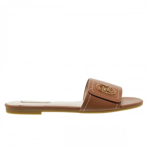 LIU JO SANDY 03 ΤΑΜΠΑ ΔΕΡΜΑΤΙΝΑ FLAT ΠΕΔΙΛΑ