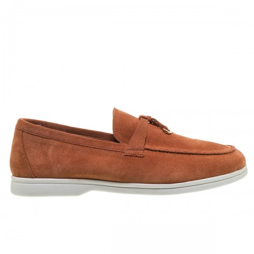 COMMANCHERO TERRACOTTA SUEDE LOAFERS