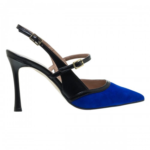 MOURTZI ELEKTRIC SUEDE SLINGBACK ΓΟΒΕΣ
