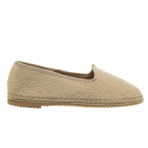 ΜΑΝΕΒΙ YUCATAN CANVAS BEIGE FLAT LOAFERS