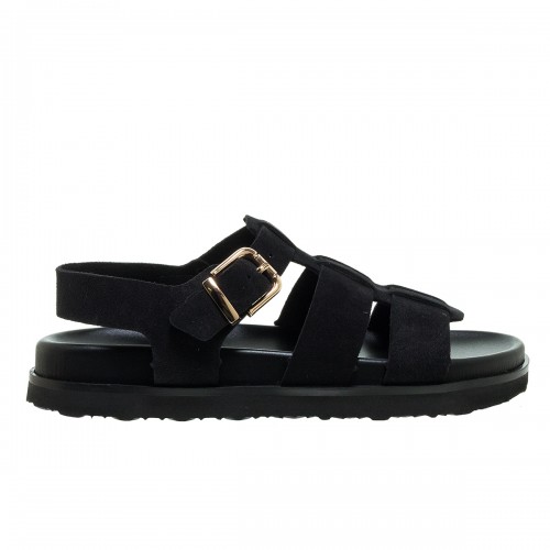 ATENEO ΜΑΥΡΑ SUEDE ΣΑΝΔΑΛΙΑ