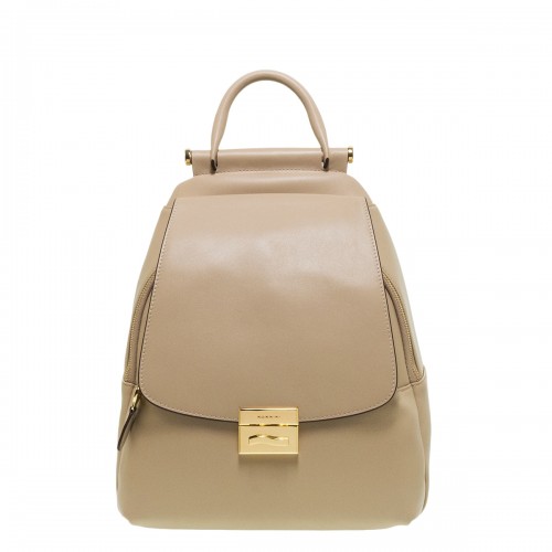 NANNINI 19107 AMIRA BEIGE ΔΕΡΜΑΤΙΝΟ BACKPACK