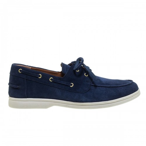 COMMANCHERO NAVY SUEDE BOAT SHOES
