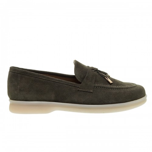 MOURTZI ΧΑΚΙ SUEDE LOAFERS