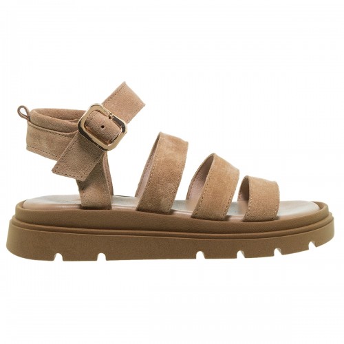 ACE BEIGE SUEDE FLATFORM ΠΕΔΙΛΑ
