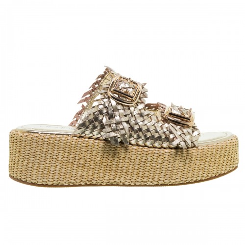 EMANUELLE VEE GOLD FLATFORM ΠΕΔΙΛΑ