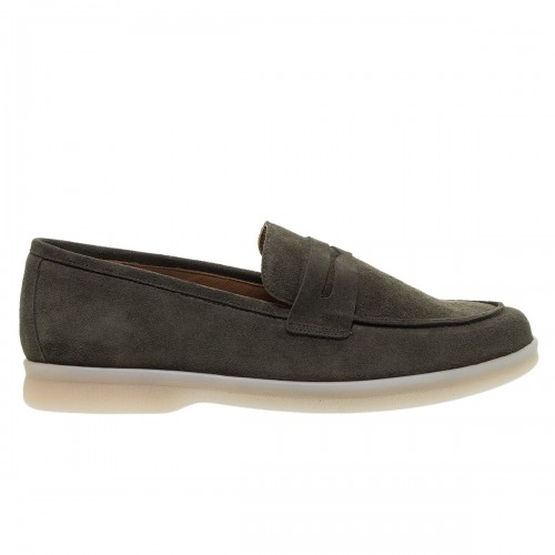 MOURTZI XAKI SUEDE LOAFERS