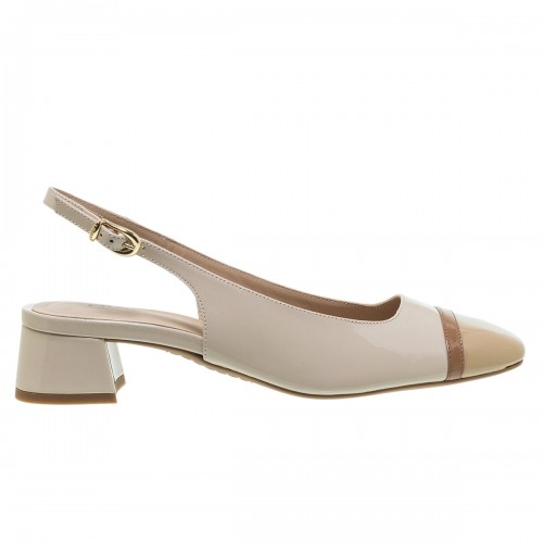 FRAU ECRU & BEIGE ΛΟΥΣΤΡΙΝΙ SLINGBACK ΓΟΒΕΣ