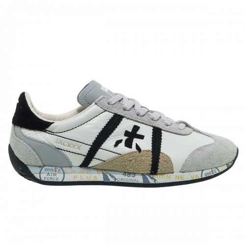 PREMIATA JACKYX25D 8222 ΜΑΥΡΑ ΔΕΡΜΑΤΙΝΑ SNEAKERS