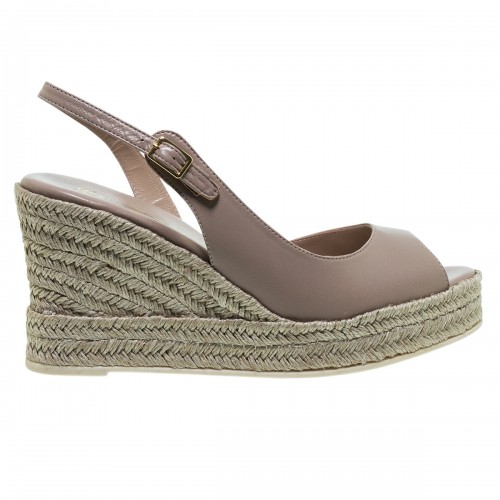 MOURTZI BISCUIT PEEP TOE SLINGBACK ΔΕΡΜΑΤΙΝΕΣ ΕΣΠΑΝΤΡΙΓΙΕΣ