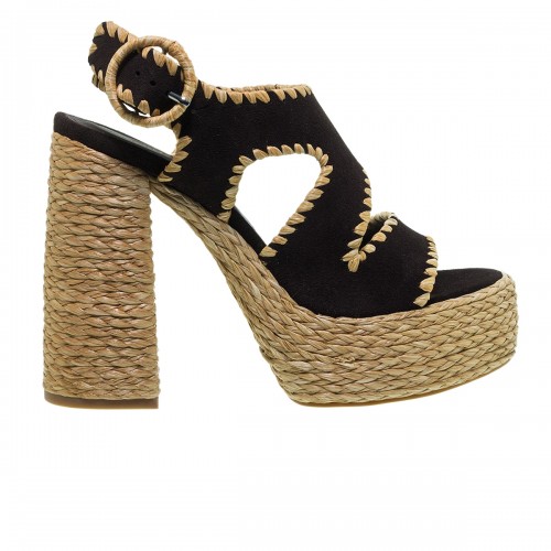 PALOMA BARCELO WANDA CHOCOLATE SUEDE ΠΕΔΙΛΑ