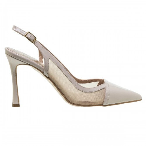 MOURTZI ECRU ΦΙΛΤΙΡΕ SLINGBACK ΓΟΒΕΣ
