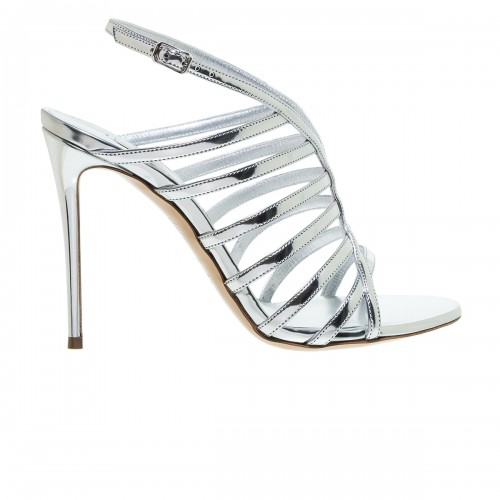 CASADEI JOLLY INTERSTELLAR SILVER SANDALS