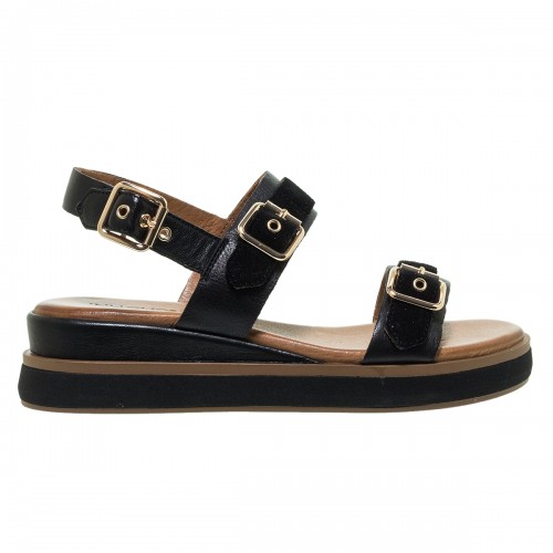 INUOVO ΜΑΥΡΑ ΔΕΡΜΑΤΙΝΑ FLATFORMS