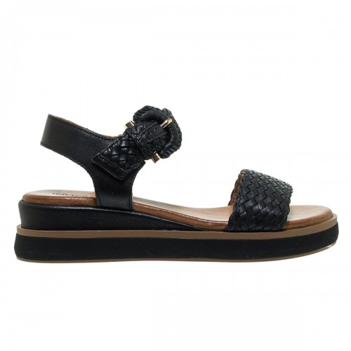 INUOVO ΜΑΥΡΑ ΔΕΡΜΑΤΙΝΑ FLATFORM ΠΕΔΙΛΑ