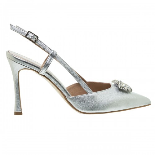 MOURTZI ΜΟΟΝ ΔΕΡΜΑΤΙΝΕΣ SLINGBACK ΓΟΒΕΣ