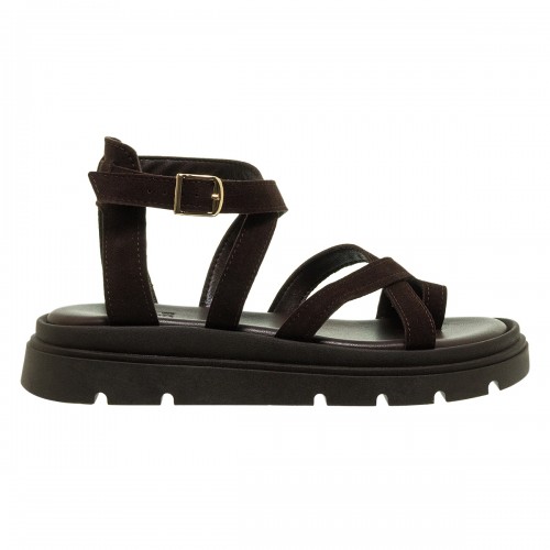 ACE ΚΑΦΕ SUEDE FLATFORM ΠΕΔΙΛΑ
