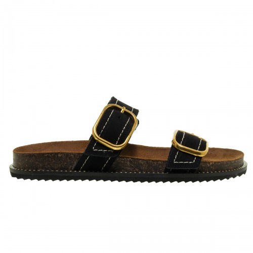ATENEO ΜΑΥΡΑ SUEDE ΣΑΝΔΑΛΙΑ